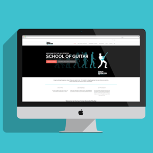 Kraken Creative Digital Services - Web design - Guy Porter Guitar School
